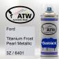 Preview: Ford, Titanium Frost Pearl Metallic, 3Z / 6401: 400ml Sprühdose, von ATW Autoteile West.